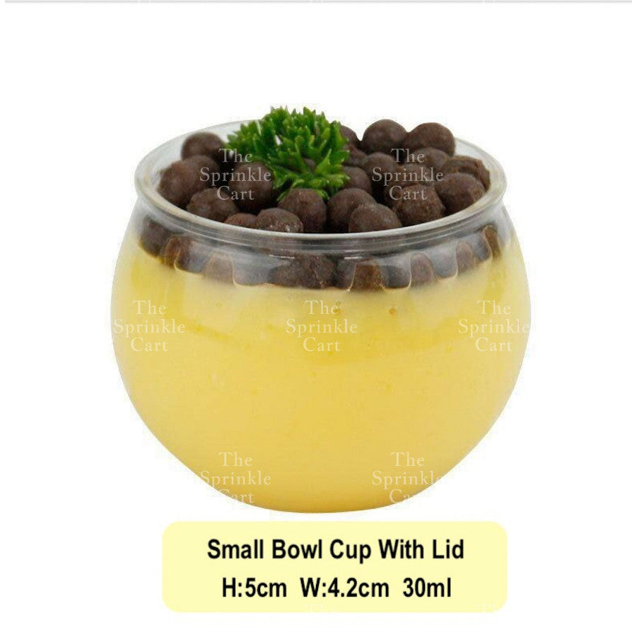 10pcs Transparent Dessert Cups Round Square Dessert Plastic Container Cake Mousse Fruits Packaging