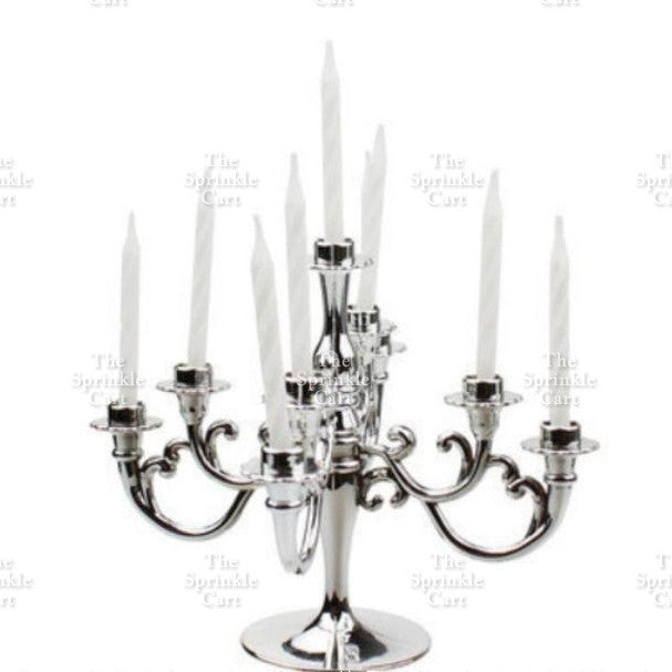 Cake Chandelier Candelabra Cake Topper with Candles
