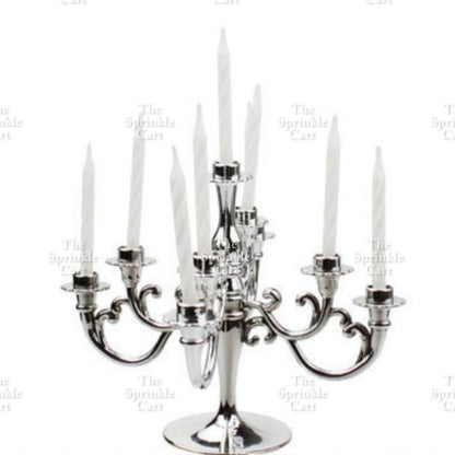 Cake Chandelier Candelabra Cake Topper with Candles