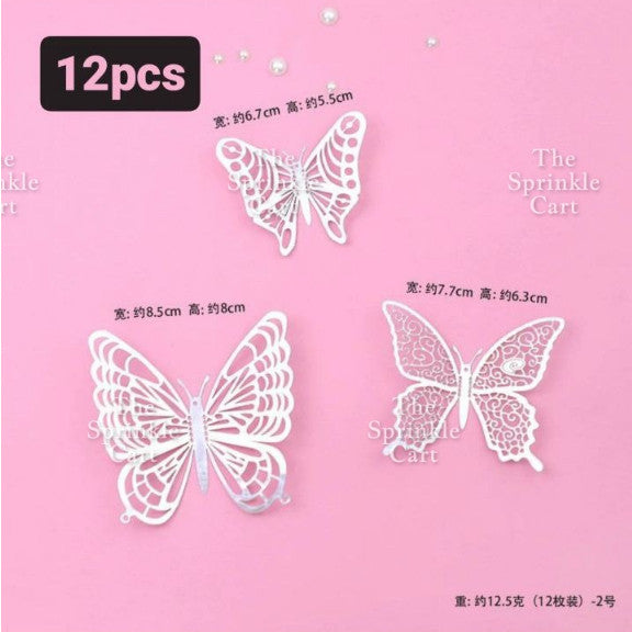 Butterfly cake topper for decoration Girl Fan cake topper