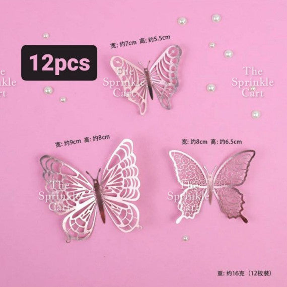 Butterfly cake topper for decoration Girl Fan cake topper