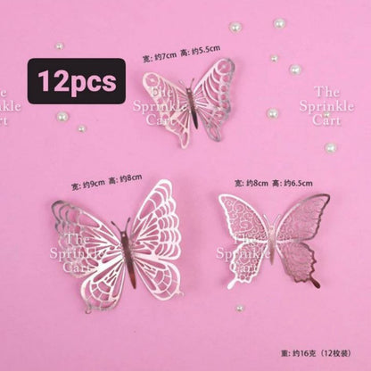 Butterfly cake topper for decoration Girl Fan cake topper