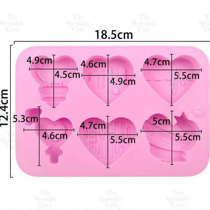 [Part 4] Silicone Chocolate Molder Baking Jelly Candy Mold Resin Crafting Decoration Baking Supplies