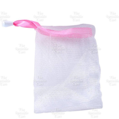 Soap Net Pouch Foaming Net Shower Bag Skin Friendly Bat Shower body Care Storage Bag