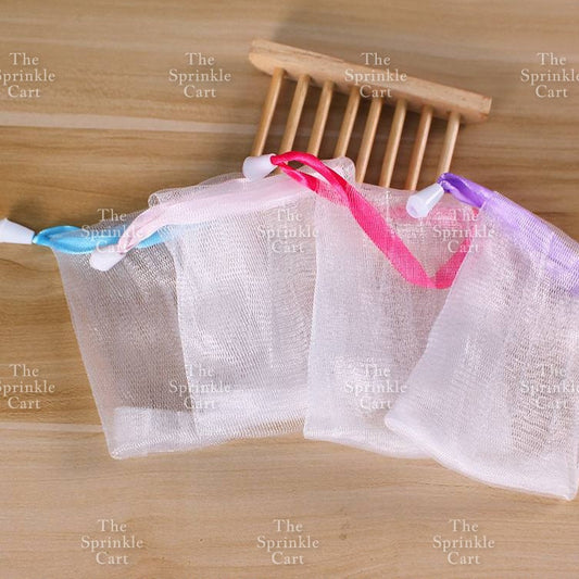 Soap Net Pouch Foaming Net Shower Bag Skin Friendly Bat Shower body Care Storage Bag