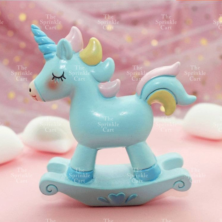Unicorn Themed Cake Topper Birthday Decoration Happy Birthday Unicorn Horn Cupcake Set