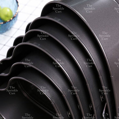 Multi-Size Non Stick Lock Buckle Cake Mould Removable Mousse Springform Muffin Baking Pan Set