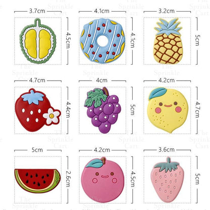 Refrigerator Dessert Magnet Fruits Mini Cute Sweety Fridge Buckle Message Board Decorative Magnet