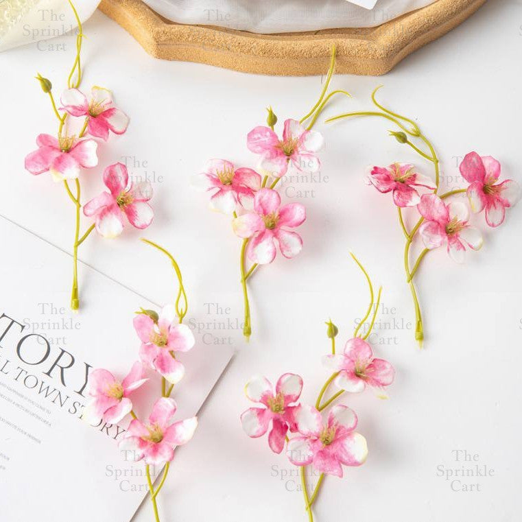 5pcs set Colorful Artificial Mini Stem Flower DIY Home Wedding Birthday Party Decoration TSC