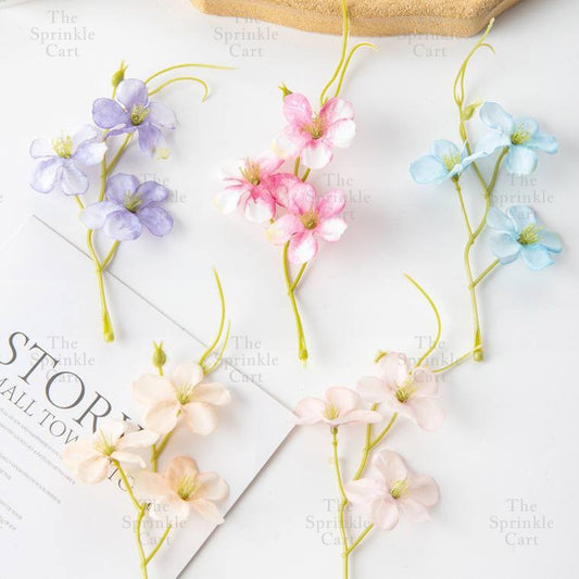 5pcs set Colorful Artificial Mini Stem Flower DIY Home Wedding Birthday Party Decoration TSC