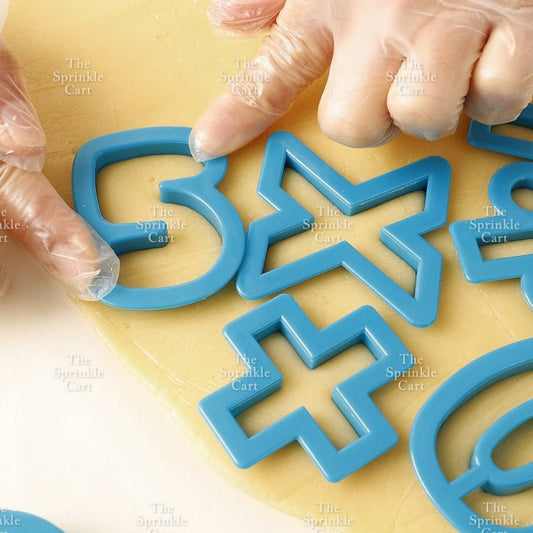 Alphabet Letter Number Sign Cutter Fondant Cookie Molder Baking DIY Mould Set TSC