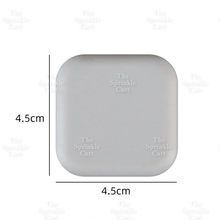 Self-Adhesive Wall Plain Square Cartoon Protector Soft Polymer Door Handle Bumper Guard Stopper TSC
