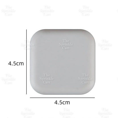 Self-Adhesive Wall Plain Square Cartoon Protector Soft Polymer Door Handle Bumper Guard Stopper TSC