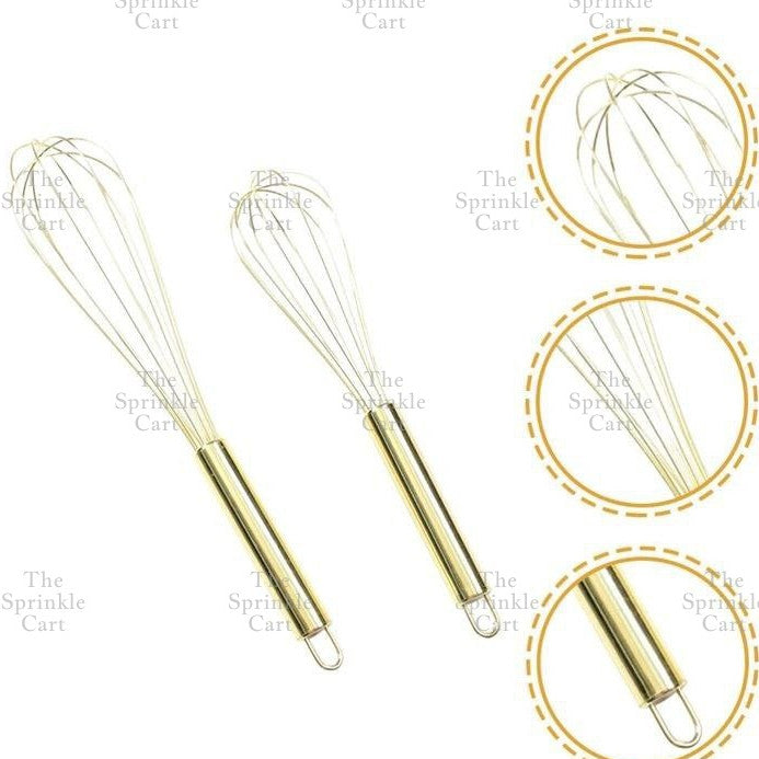 High Quality Stainless Steel Egg Whisk Non-Slip Manual Egg Beater Kitchen Mixing Tools