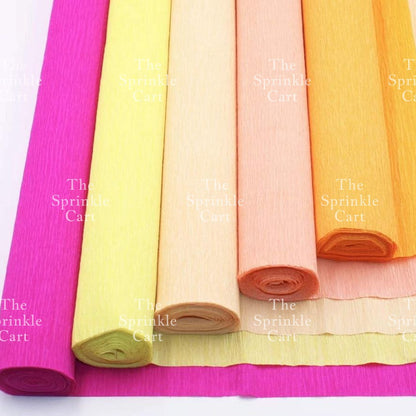 Premium Crepe Paper Rolls Decor DIY Flower Gift Wrapping Wedding Decoration Flower Arts Craft TSC