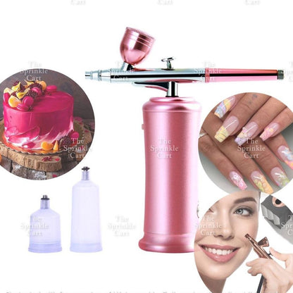 High Quality Automatic Airbrush Spray Gun Compressor Kit Rechargeable Cake Paint Nail Art Craft
