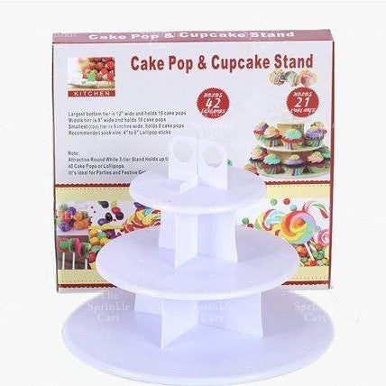 3-Layer Dessert Cupcake Lollipop Cake Pop Holder Stand Birthday Party Supply Wedding Party Supply
