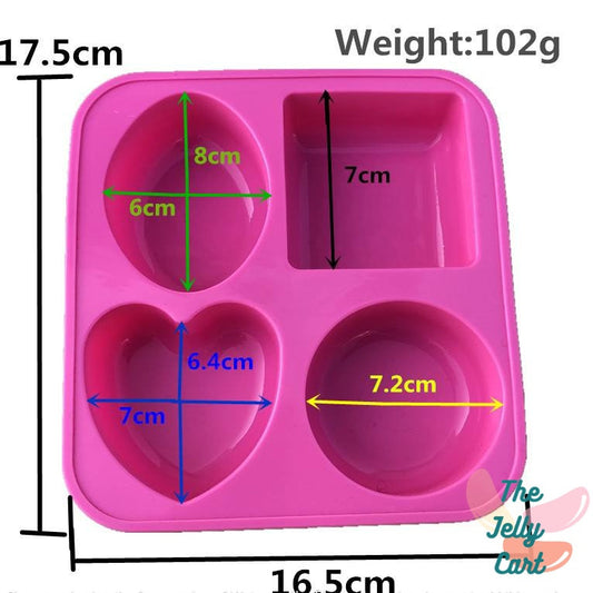 Bar Soap Silicone Molder Chocolate Molder Rectangle Cake Handmade DIY
