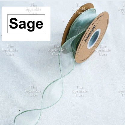 4cm Mermaid Tail Ribbon Wavy Style Fishtail DIY Bouquet Gift Wrapping Birthday Wedding
