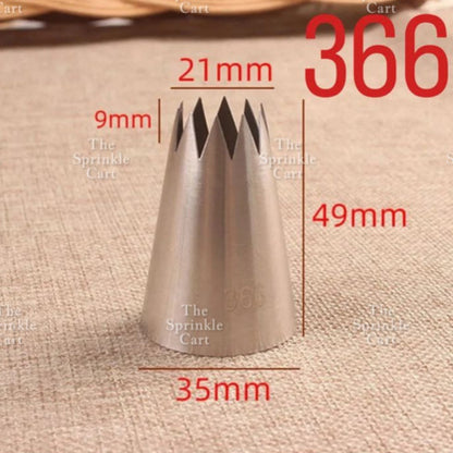 1M 2F 2D 6B 195 Nozzle Tip for Cake Icing Buttercream Pastry Decoration TSC