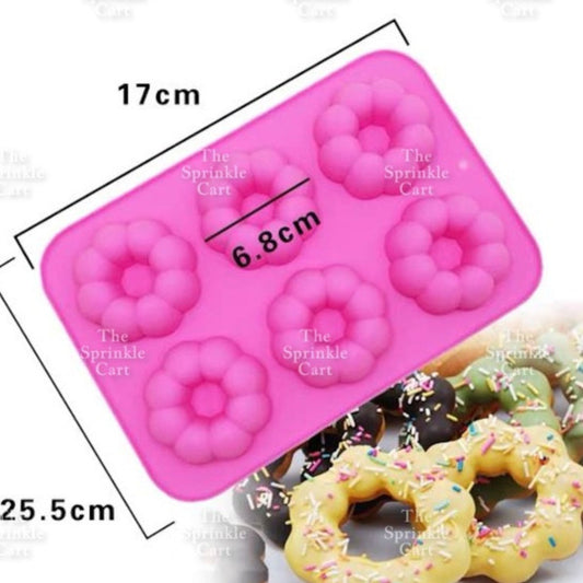 Silicone Doughnut Molder Donut Mold Oven-safe Baking Tools Mini Donut Cake Decor TSC