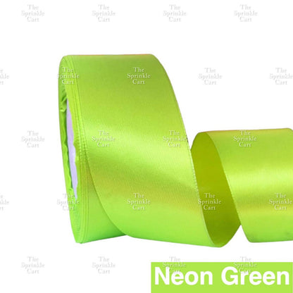 4cm Plain Satin Ribbon Gift Roll Packaging DIY Birthday Party Decoration TSC