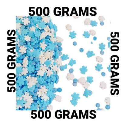 500g Edible Confetti Vermicelli Candy Sprinkles Dragees TSC