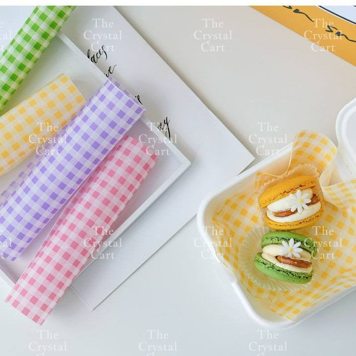 Bento Cake Box Clamshell Wax Paper Non grease Food Wrapper TSC