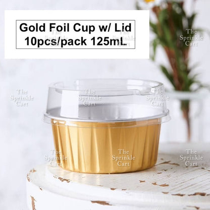 Dessert Round Heart Rectangle Cups with Lid Aluminum Foil Bakewares Decoration TSC