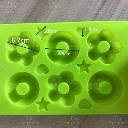 Silicone Doughnut Molder Donut Mold Oven-safe Baking Tools Mini Donut Cake Decor TSC
