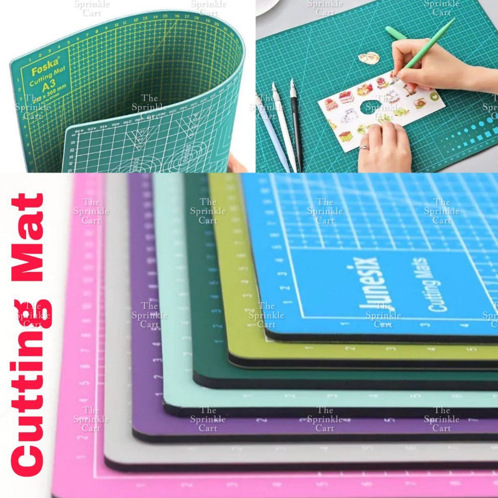 PVC Cutting Mat A1/A3/A4 Self Healing Cutting Pad Double Sided DIY Tools Flexible Board TSC