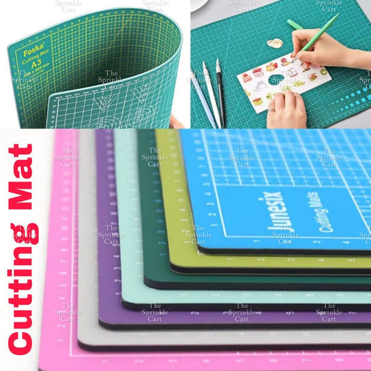 PVC Cutting Mat A1/A3/A4 Self Healing Cutting Pad Double Sided DIY Tools Flexible Board TSC