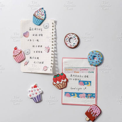 Refrigerator Dessert Magnet Fruits Mini Cute Sweety Fridge Buckle Message Board Decorative Magnet
