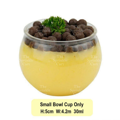 10pcs Transparent Dessert Cups Round Square Dessert Plastic Container Cake Mousse Fruits Packaging