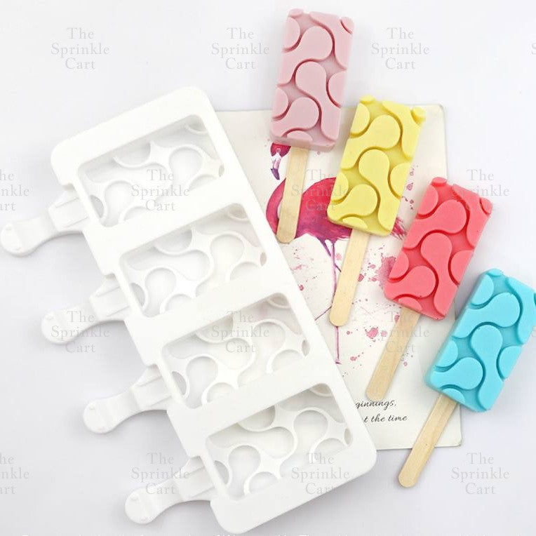 Silicone Ice Cream Molder OPP for Popsicle/Cakesicle Chocolate Molder Juice Pops Summer Dessert Cake