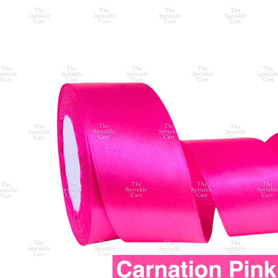 4cm Plain Satin Ribbon Gift Roll Packaging DIY Birthday Party Decoration TSC