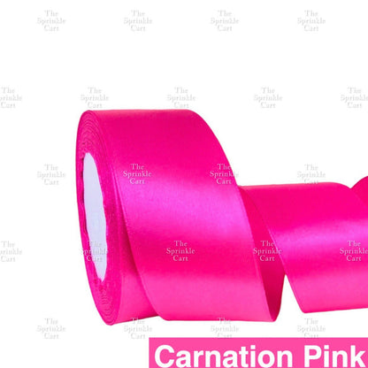 4cm Plain Satin Ribbon Gift Roll Packaging DIY Birthday Party Decoration TSC