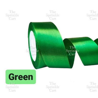 4cm Plain Satin Ribbon Gift Roll Packaging DIY Birthday Party Decoration TSC