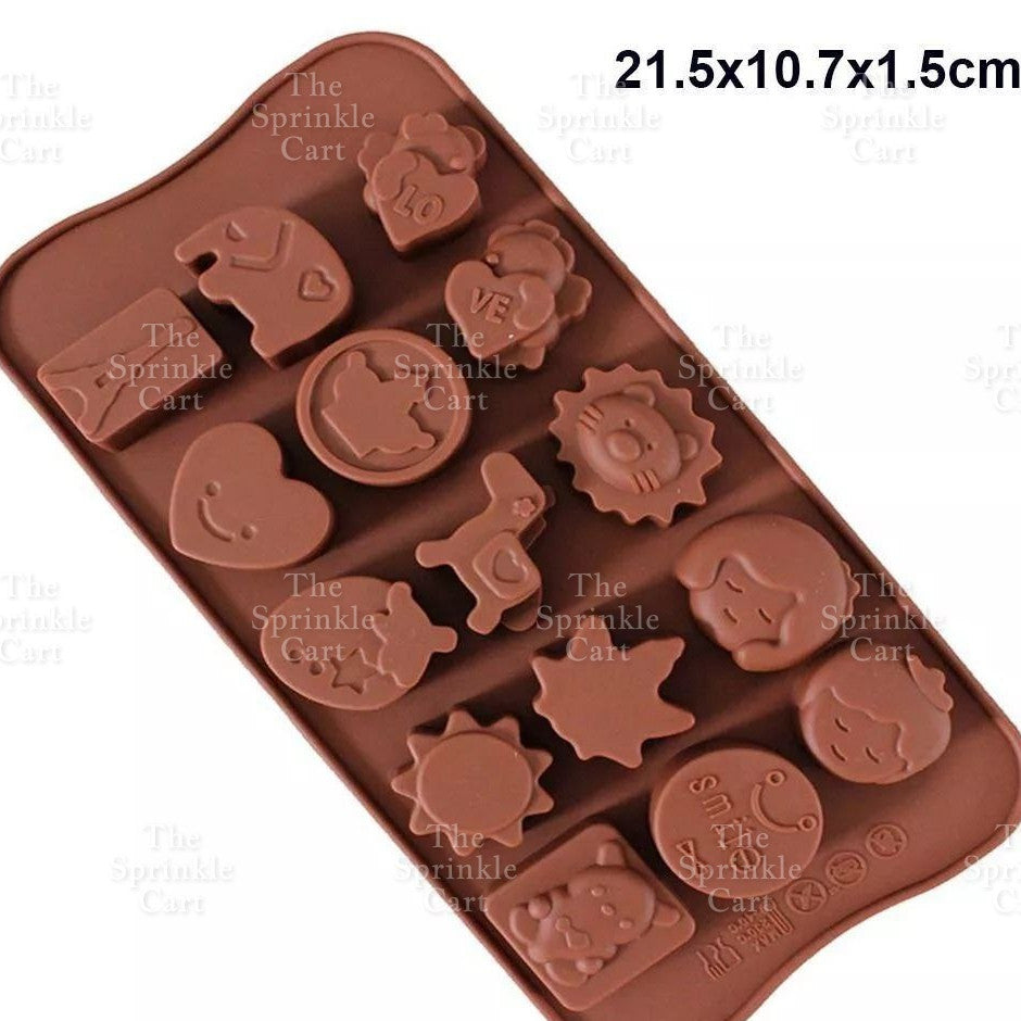 [Part 4] Silicone Chocolate Molder Baking Jelly Candy Mold Resin Crafting Decoration Baking Supplies