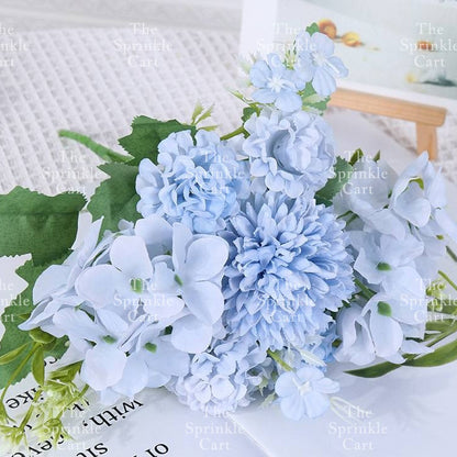 Rustic Bouquet Silk Peony Artificial Flowers Wedding Decoration Cake Decoration TSC