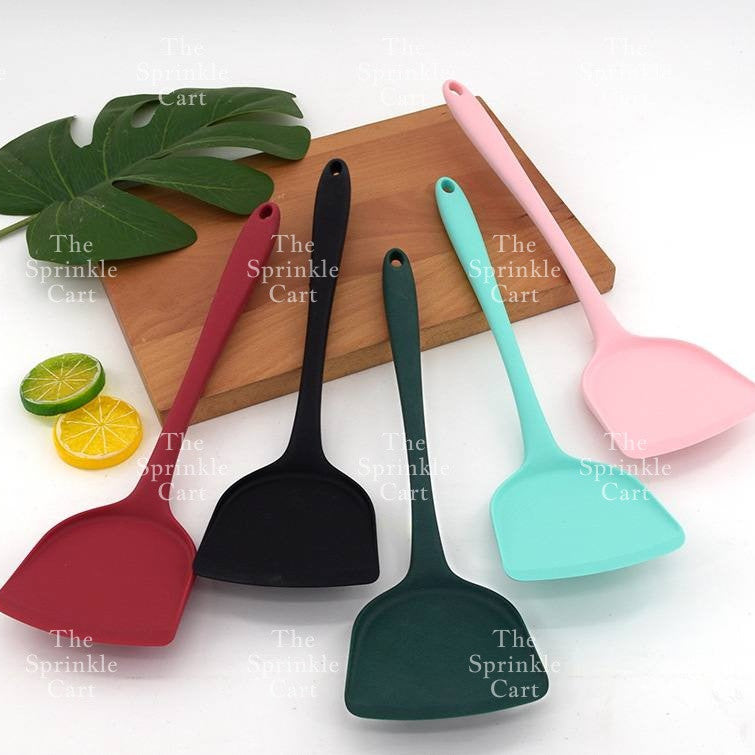 High Quality Non-stick Silicone Wide Spatula Heat Resistant Baking Tools TSC