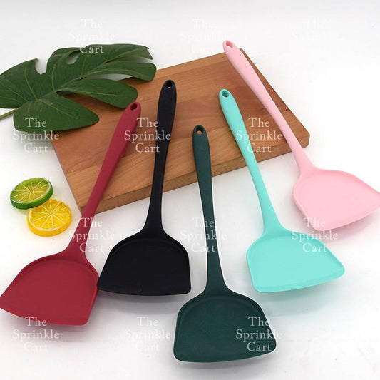 High Quality Non-stick Silicone Wide Spatula Heat Resistant Baking Tools TSC