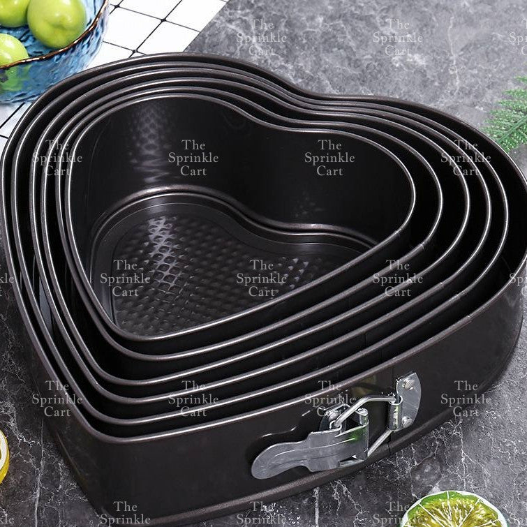 Multi-Size Non Stick Lock Buckle Cake Mould Removable Mousse Springform Muffin Baking Pan Set