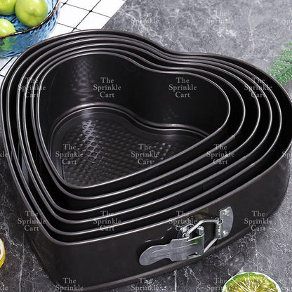 Multi-Size Non Stick Lock Buckle Cake Mould Removable Mousse Springform Muffin Baking Pan Set