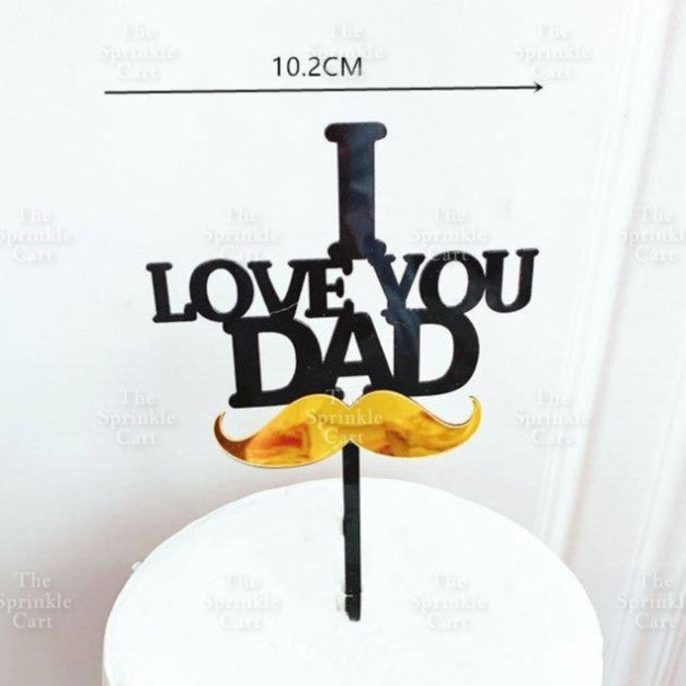 Mother’s Day Father’s Day Theme Cake Acrylic Paper Topper Decoration TSC