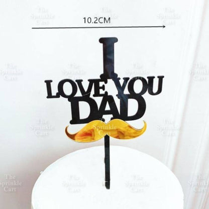 Mother’s Day Father’s Day Theme Cake Acrylic Paper Topper Decoration TSC
