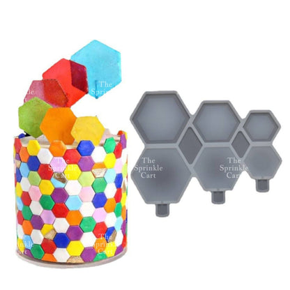 Semi-Transparent Silicone Lollipop Mold Multi-purpose Candy Cake Topper Baking Mould Decoration