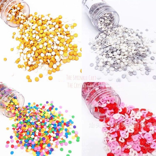 500g Edible Confetti Vermicelli Candy Sprinkles Dragees TSC
