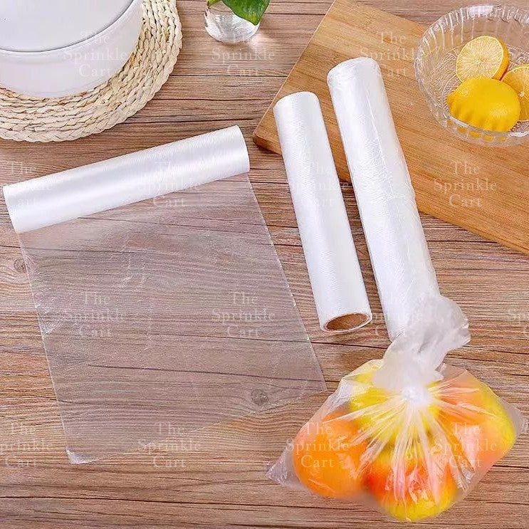 Disposable Elastic Fresh-Keeping Plastic Food Cover Service Cling Wrap Transparent Zip Pouch TSC