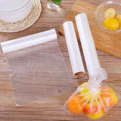 Disposable Elastic Fresh-Keeping Plastic Food Cover Service Cling Wrap Transparent Zip Pouch TSC